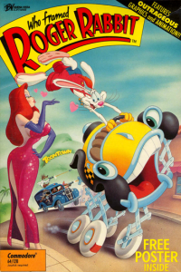 Who Framed Roger Rabbit? Commodore 64 US box art